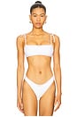 view 1 of 4 Colby Top in White & Baby Pink