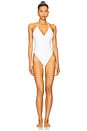 view 1 of 3 Kacia One Piece in White & Baby Pink