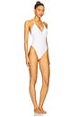 view 2 of 3 Kacia One Piece in White & Baby Pink