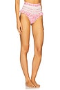 view 2 of 5 Dreamer High Waist Bottom in Berry Ditsy Floral