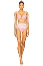 view 4 of 5 Dreamer High Waist Bottom in Berry Ditsy Floral
