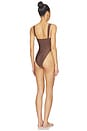 view 3 of 3 Joylin One Piece in Chestnut Brown
