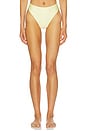 view 1 of 4 Emeline High Waist Bottom in Butter Yellow