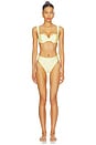 view 4 of 4 Emeline High Waist Bottom in Butter Yellow