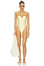 view 1 of 3 MAILLOT DE BAIN 1 PIÈCE EMELINE in Butter Yellow