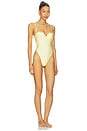 view 2 of 3 MAILLOT DE BAIN 1 PIÈCE EMELINE in Butter Yellow
