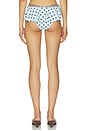 view 3 of 4 BAS DE MAILLOT DE BAIN ROBYN in Blue & Brown Dot