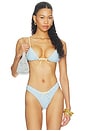 view 1 of 4 Anica Top in Blue & Yellow