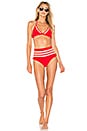 view 4 of 4 Nina Bikini Top in Cherry Bomb