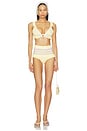 view 4 of 5 Dreamer High Waist Bottom in baby yellow