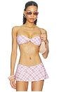 view 1 of 5 Maude Top in pink plaid