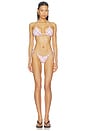 view 4 of 5 BAS DE MAILLOT DE BAIN MIMOSA in Pink Plaid