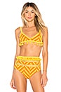 view 1 of 5 TOP BIKINI TRIANGULAR ELIAS in Yellow