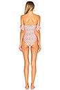 view 3 of 3 Felicity One Piece in Pink & Red Dot