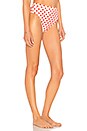 view 2 of 4 Felicity Bottom in Pink & Red Dot