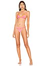 view 4 of 4 TOP BIKINI TATUM in Pink & Yellow