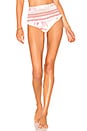 view 1 of 4 BAS DE MAILLOT DE BAIN THESSY in Pink Palm Print