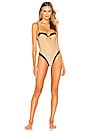 view 1 of 4 Madona One Piece in Nude & Black