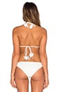 view 3 of 4 HAUT DE MAILLOT DE BAIN FLORA in Pearl