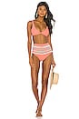 view 4 of 4 HAUT DE MAILLOT DE BAIN CLAUDIA in Hot Apricot