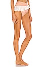 view 2 of 4 Julieta High Waist Bottom in Peach & White
