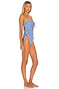 view 3 of 4 Dilara One Piece in Blue Ditsy Blossom
