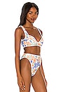 view 2 of 4 HAUT DE MAILLOT DE BAIN BETHANY in Periwinkle Floral