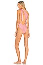 view 4 of 4 Serena One Piece in Rosewood Pink