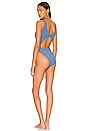 view 1 of 3 Aminah One Piece in Arctic Blue