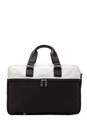 view 2 of 5 Alpha Bravo Everett Essential Tote en White/Black in White & Black