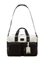 view 5 of 5 Alpha Bravo Everett Essential Tote en White/Black in White & Black