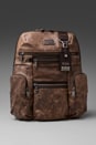 view 2 of 6 Alpha Bravo Leather Knox Backpack in Brown