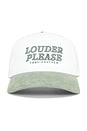 view 1 of 3 Louder Please Hat in White
