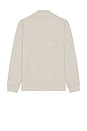view 2 of 5 Cloud 1/4 Zip Sweater in Heather Grey