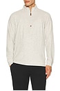view 4 of 5 Cloud 1/4 Zip Sweater in Heather Grey