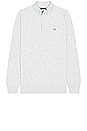 view 1 of 3 Cloud Quarter Zip 2.0 Sweater in Heather Light Grey