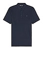 view 1 of 4 The Zinna Polo Shirt in Vintage Indigo & Black