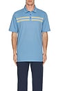 view 3 of 3 Coral Beds Polo Shirt in Quiet Harbor