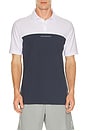 view 1 of 4 Travis Mathew Featherweight Colorblock Polo in White