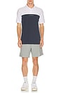 view 4 of 4 Travis Mathew Featherweight Colorblock Polo in White