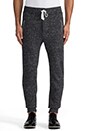 view 1 of 5 Dushane Sweatpant in Grey Dot/ Black in Grey Dot & Black