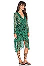 view 2 of 4 Scarf Skirt Gypsy Dress in Vintage Green Leaf