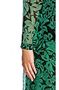 view 4 of 4 Scarf Skirt Gypsy Dress in Vintage Green Leaf