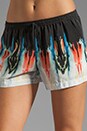 view 4 of 7 Palma Drawstring Shorts in Watercolor Border