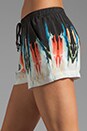 view 5 of 7 Palma Drawstring Shorts in Watercolor Border