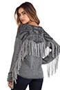 view 1 of 6 Walter's Walk Fringe Sweater in Grey