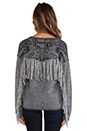 view 4 of 6 Walter's Walk Fringe Sweater in Grey
