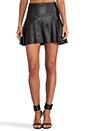 view 1 of 6 Dreja Faux Leather Mini Skirt in Black
