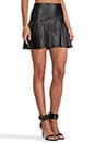 view 2 of 6 Dreja Faux Leather Mini Skirt in Black