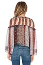 view 3 of 3 Flair Blouse in Folklore Stripe